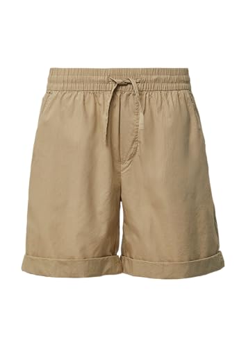 s.Oliver Leichte Relaxed-Fit-Shorts aus Baumwollmix Hellbraun 36 von s.Oliver