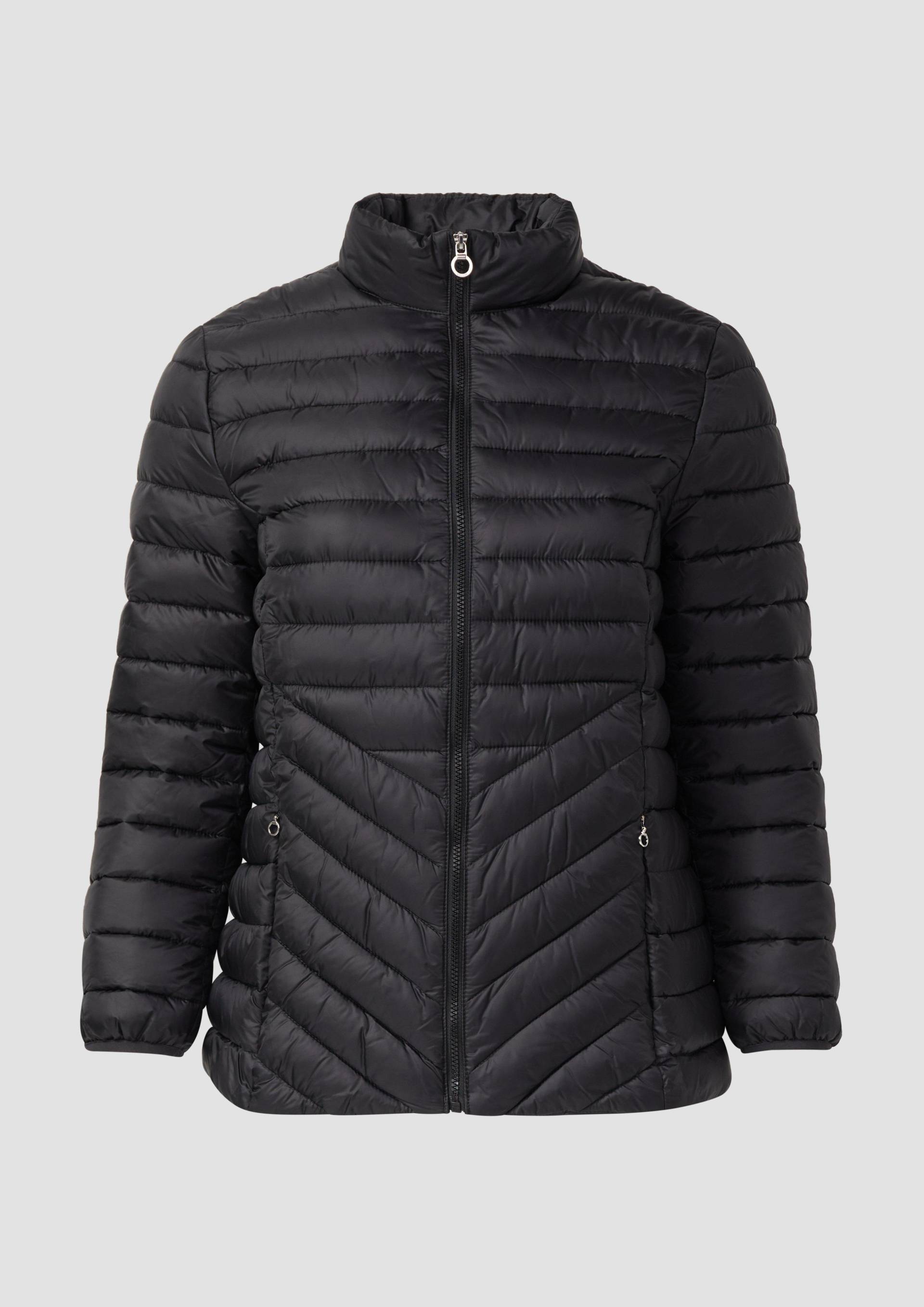 s.Oliver - Leichte Steppjacke mit Stehkragen, Damen, schwarz von s.Oliver