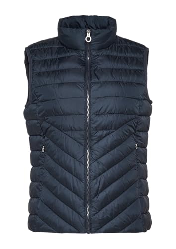 s.Oliver Packbare leichte Steppweste mit Stehkragen navy 36 von s.Oliver