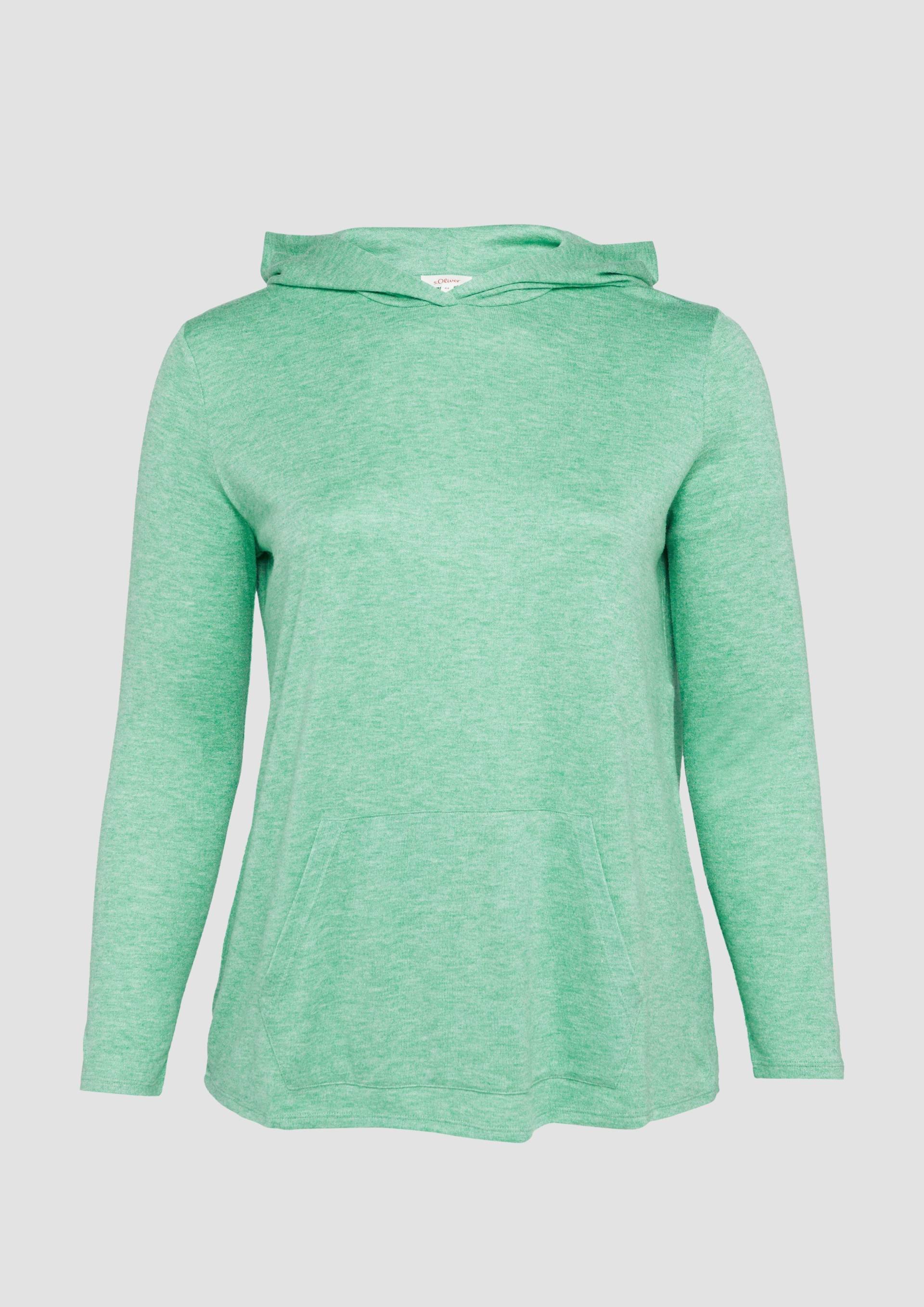s.Oliver - Leichter Hoodie aus Viskose-Jersey, Damen, grün s.Oliver - Leichter Hoodie aus Viskose-Jersey, Damen, grün von s.Oliver