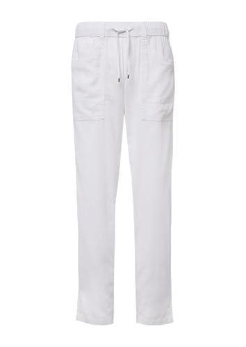 s.Oliver Leinenmix-Hose im Relaxed Fit mit Elastikbund weiß 42 s.Oliver Leinenmix-Hose im Relaxed Fit mit Elastikbund weiß 42 von s.Oliver
