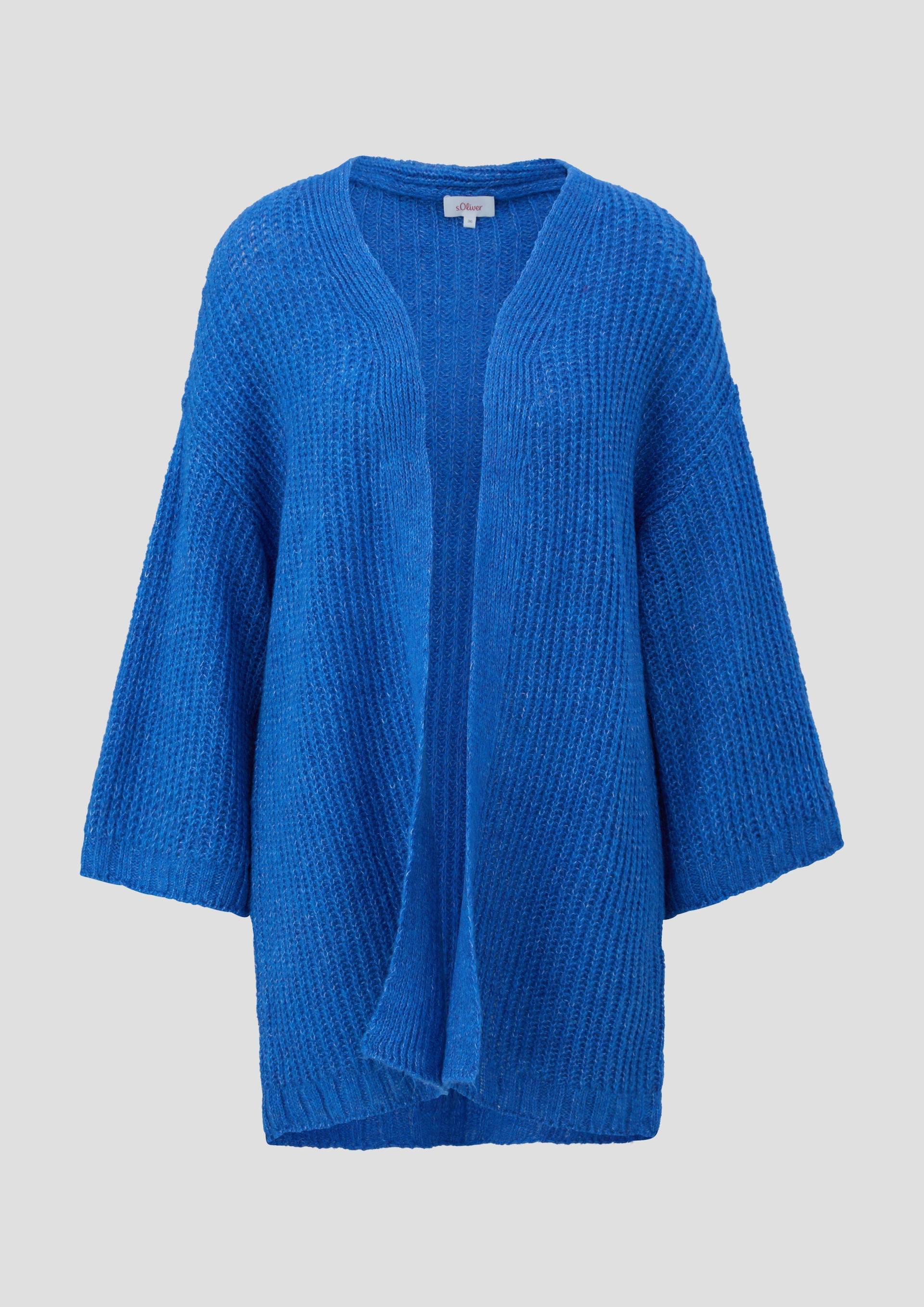 s.Oliver - Locker gestrickter Cardigan, Damen, blau von s.Oliver