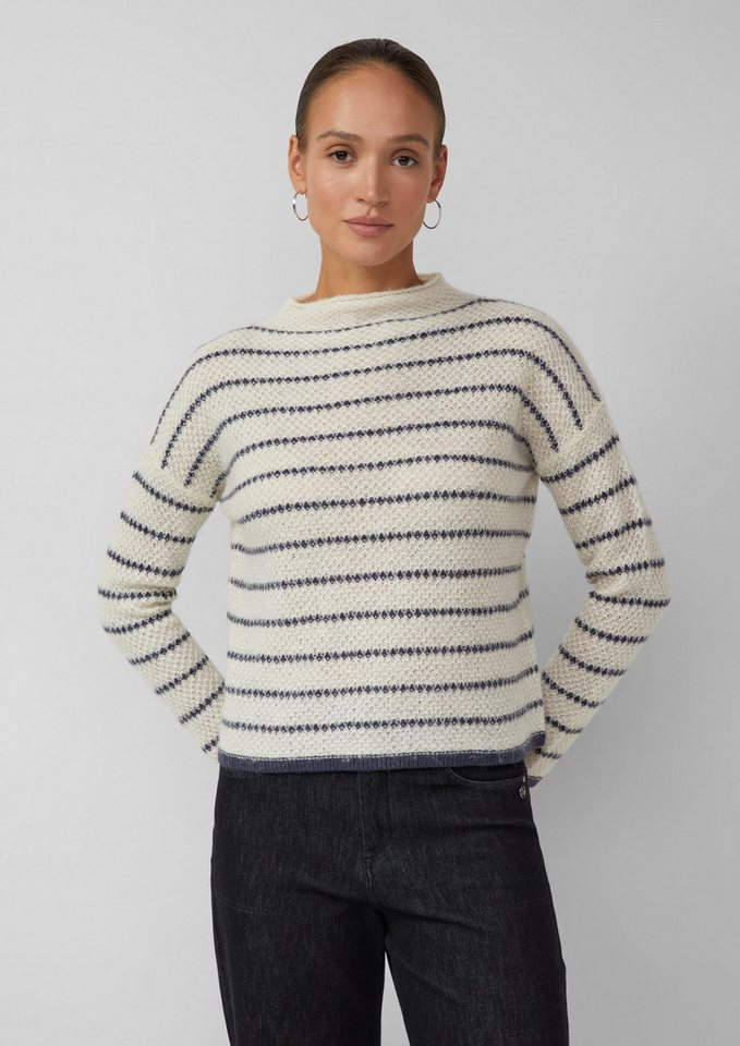 s.Oliver Longpullover Strickpullover Softer Strickpullover aus Alpakamix von s.Oliver