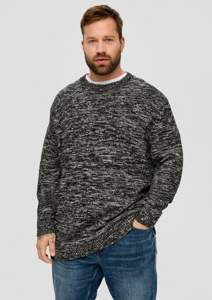 s.Oliver Longpullover Strickpullover Strickpullover aus Effektgarn (1-tlg) von s.Oliver