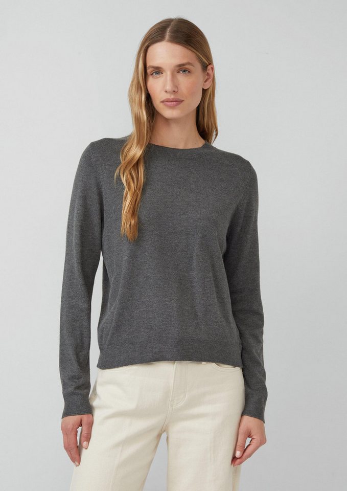 s.Oliver Longpullover Strickpullover Strickpullover aus Viskosemix von s.Oliver