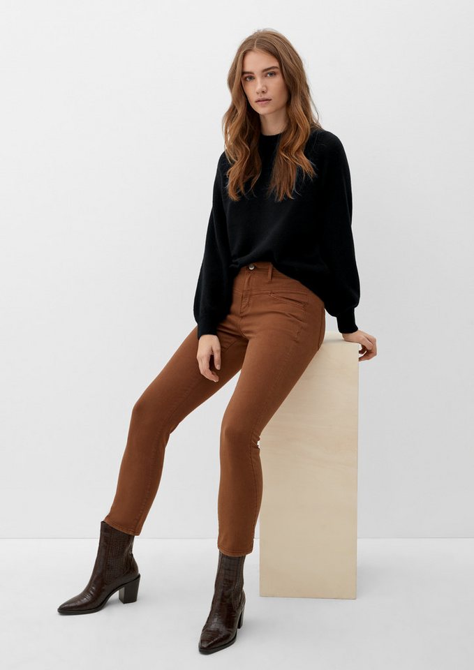 s.Oliver Longpullover Strickpullover Strickpullover aus Wollmix von s.Oliver