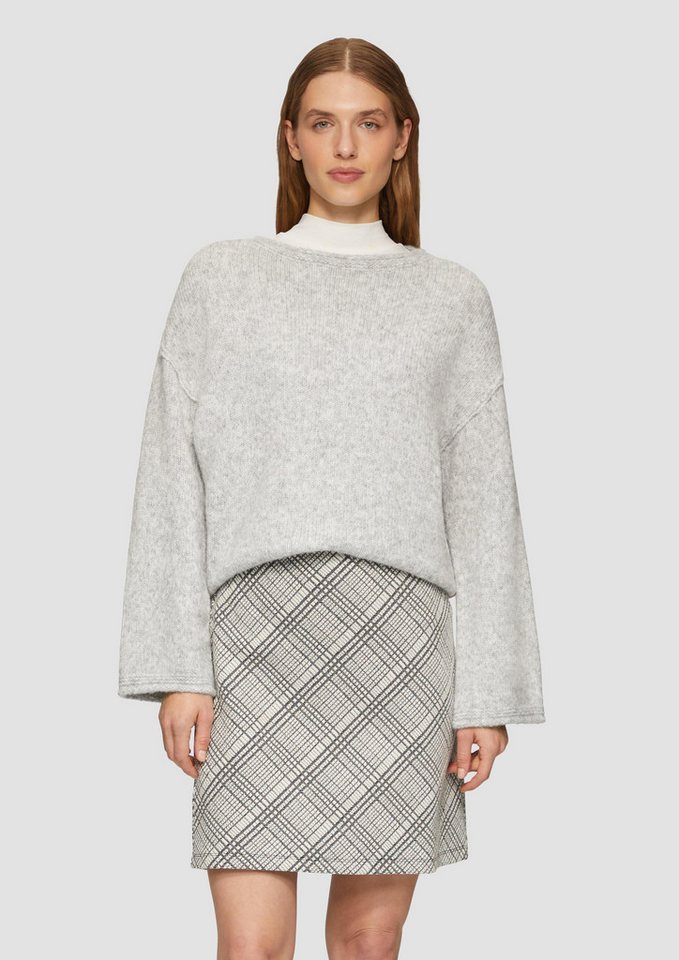 s.Oliver Longpullover Strickpullover Strickpullover mit weiten Ärmeln im Relaxed Fit von s.Oliver