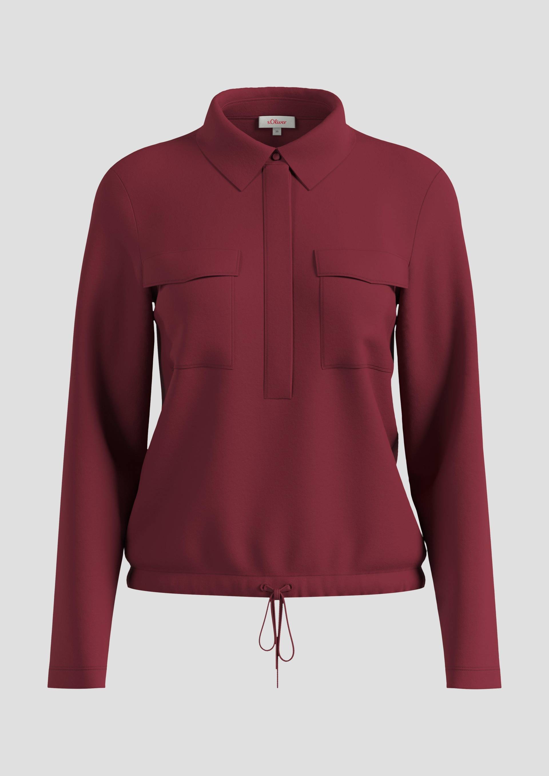 s.Oliver - Longsleeve im Utility-Stil, Damen, rot von s.Oliver