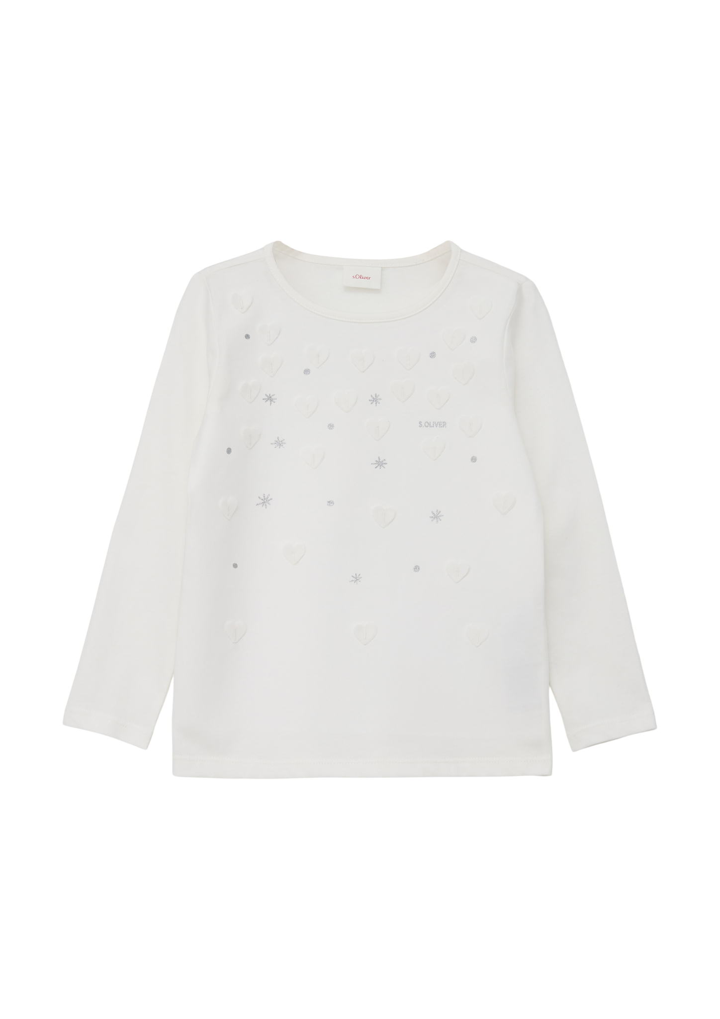 s.Oliver - Longsleeve mit Applikation, Kinder, Beige von s.Oliver