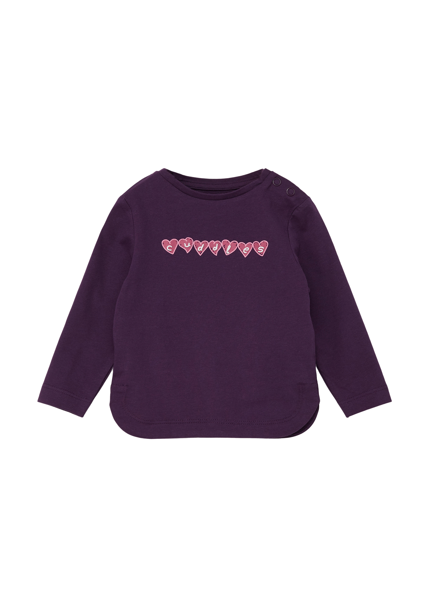 s.Oliver - Longsleeve mit Frontprint, Babys, lila von s.Oliver