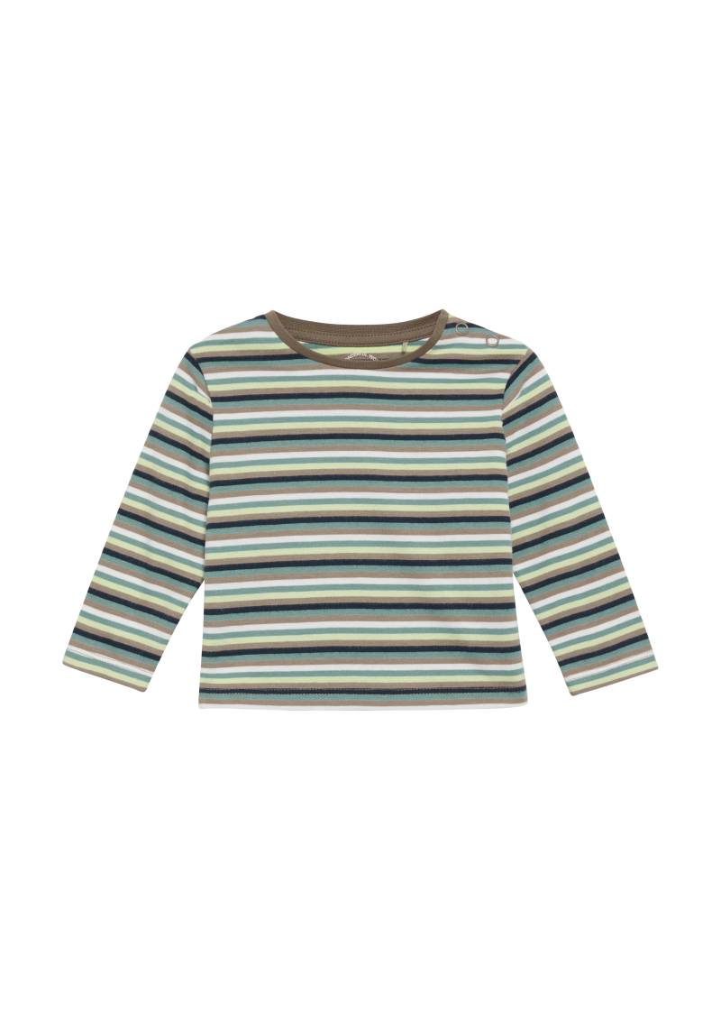 s.Oliver - Longsleeve mit Streifenmuster, Babys, braun von s.Oliver