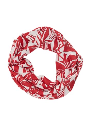 s.Oliver Loop-Schal aus Viskose mit floralem Muster mohnrot ONESIZE von s.Oliver