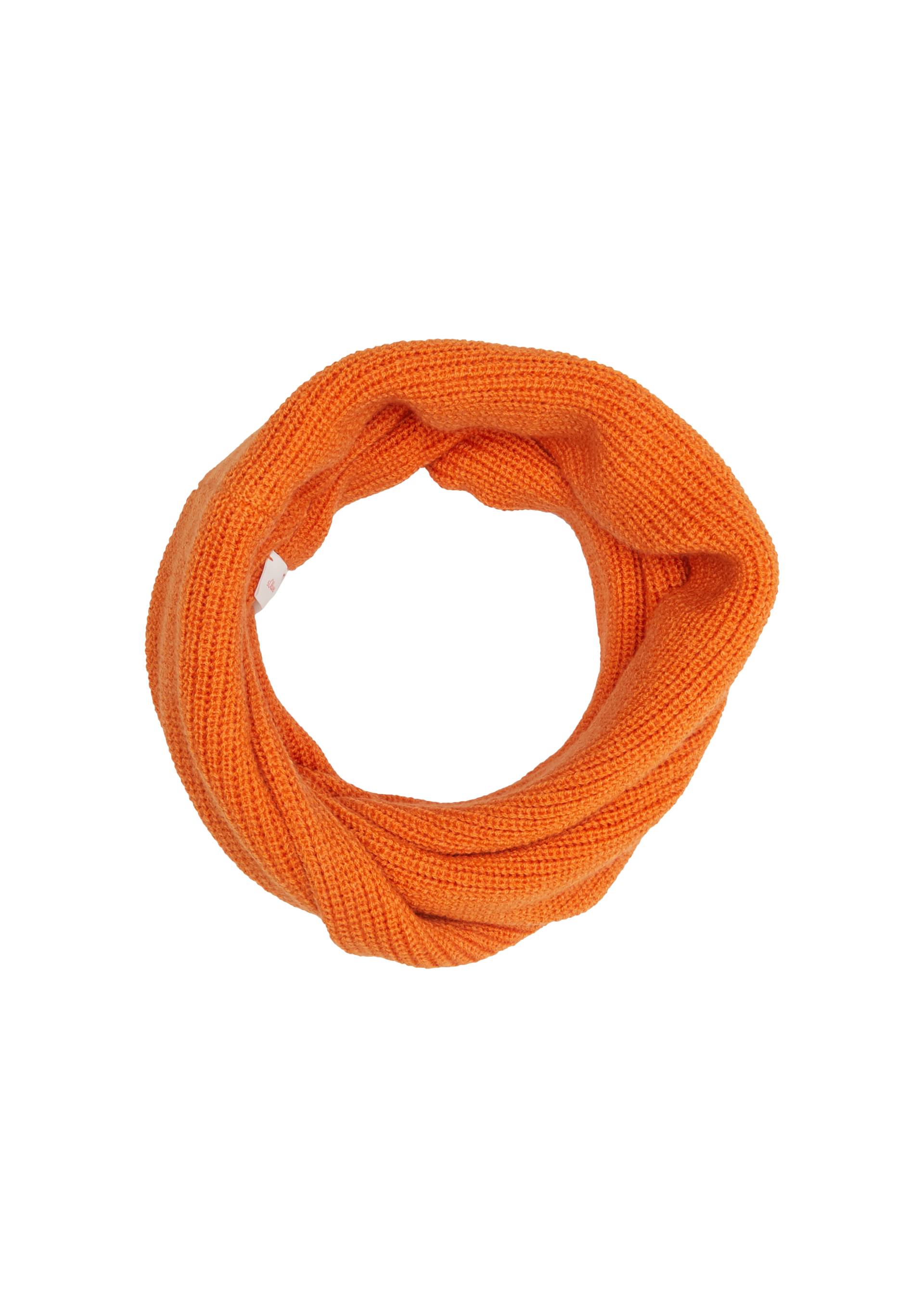 s.Oliver - Loop-Schal aus Wollmix, Damen, Orange von s.Oliver