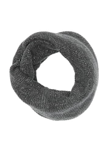 s.Oliver Loop-Schal mit Logo-Ring graphit 1 von s.Oliver