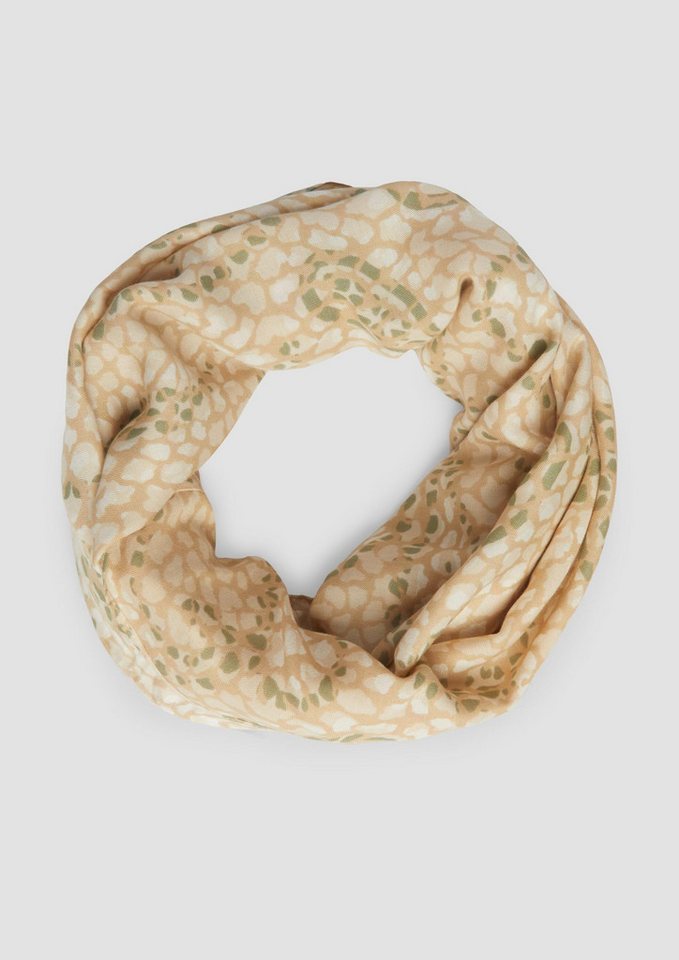 s.Oliver Loop Snood Loop-Schal aus Viskose mit All-over-Print, (1-St) von s.Oliver