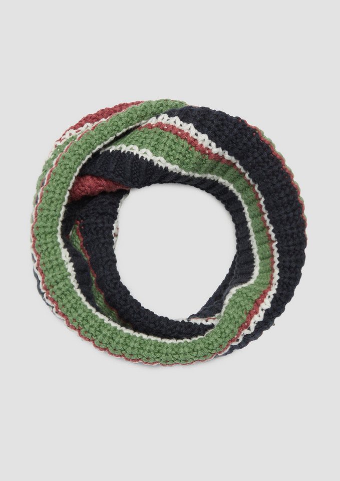s.Oliver Loop Snood, Strick-Snood in Streifenmuster von s.Oliver