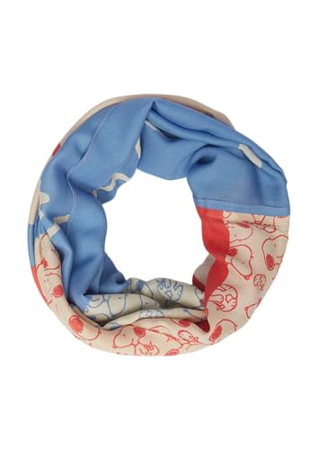 s.Oliver Loopschal aus Viskose mit Snoopy® Artwork royalblau ONESIZE von s.Oliver