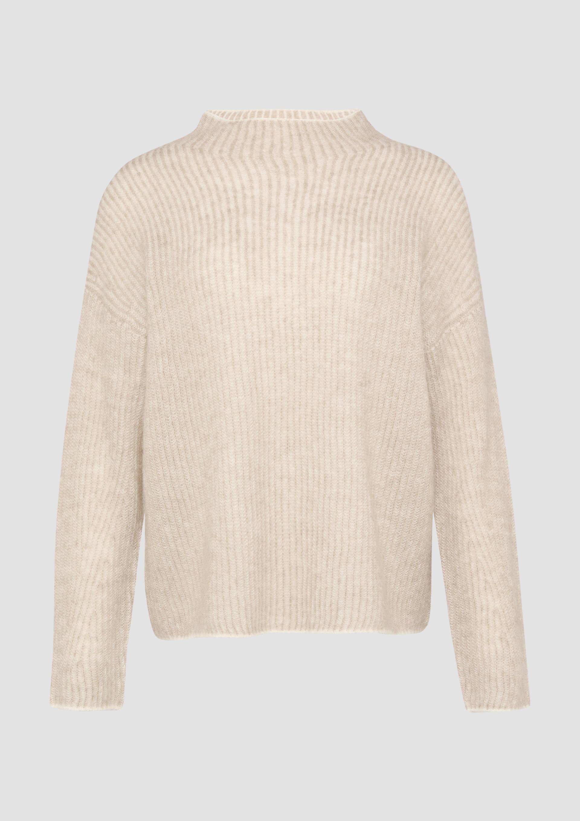 s.Oliver - Lockerer Rippstrickpullover aus Alpakamix, Damen, braun s.Oliver - Lockerer Rippstrickpullover aus Alpakamix, Damen, braun von s.Oliver