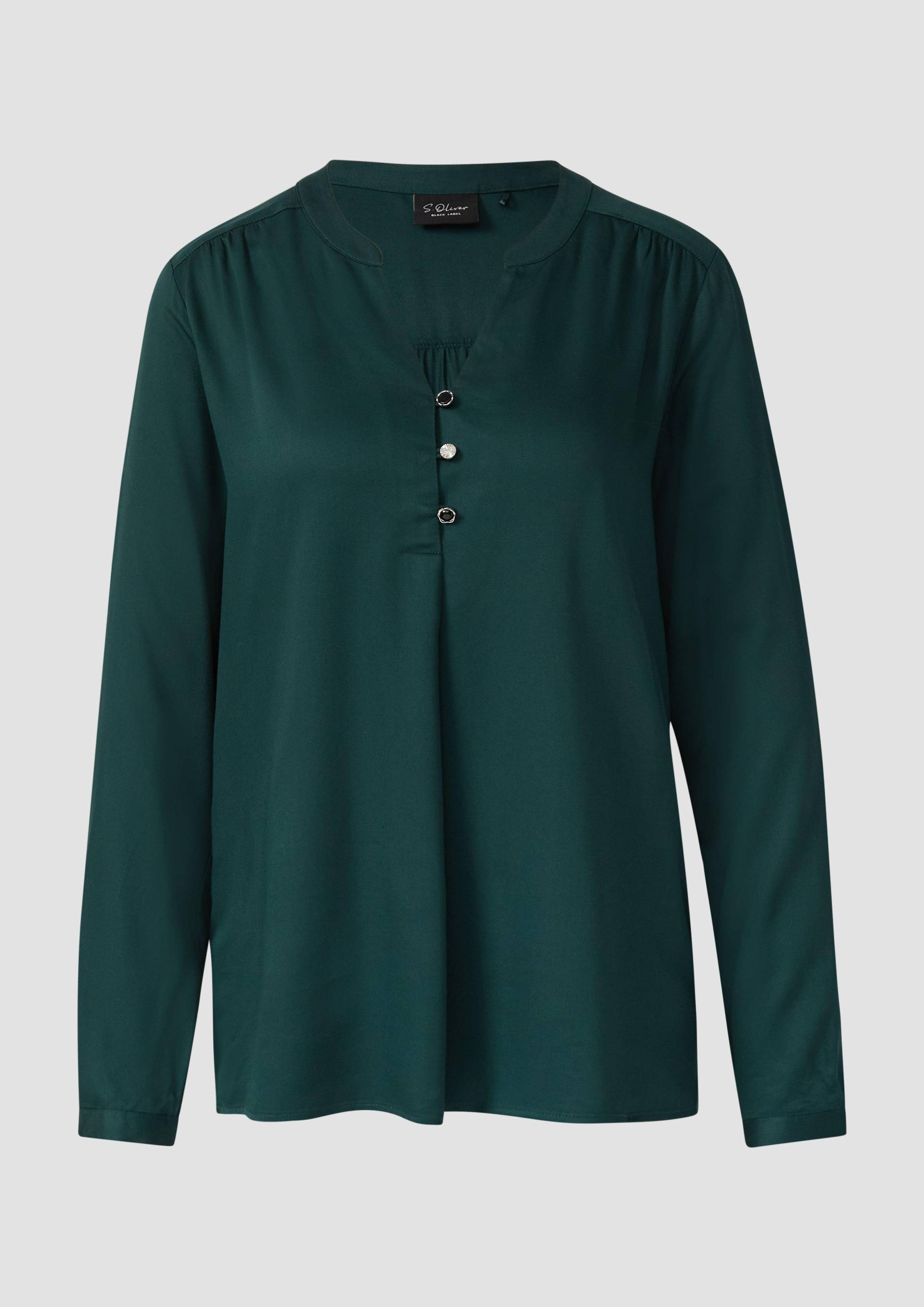 s.Oliver - Luftige Tunikabluse mit femininen Details und leichtem Tragekomfort, Damen, Blau s.Oliver - Luftige Tunikabluse mit femininen Details und leichtem Tragekomfort, Damen, Blau von s.Oliver
