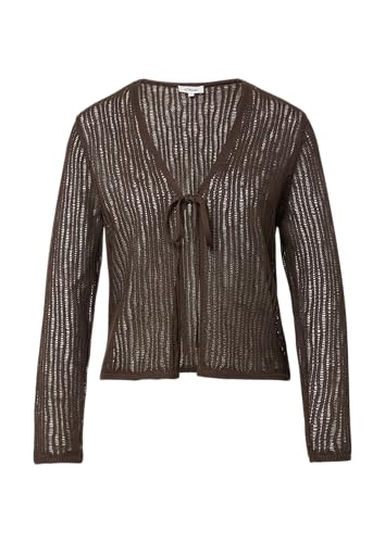 s.Oliver Luftiger Cardigan aus Leinenmix mit Ajourmuster Mokka 36 s.Oliver Luftiger Cardigan aus Leinenmix mit Ajourmuster Mokka 36 von s.Oliver