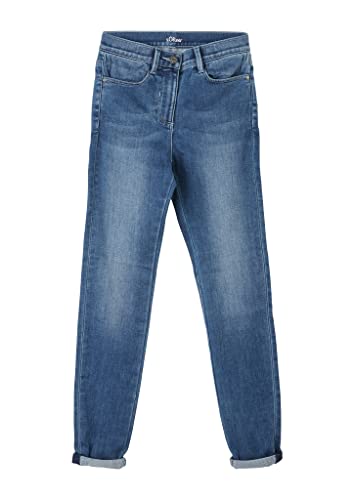 s.Oliver Mädchen 10.2.12.26.185.2122124 Jeans, Skinny Fit, Blau, 146 von s.Oliver