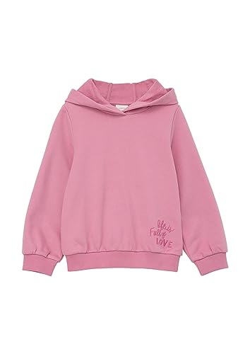 s.Oliver Mädchen 2133899 Sweatshirt mit Kapuze, Rosa , 104 von s.Oliver