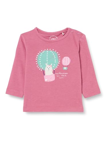 s.Oliver Mädchen 2134395 T-Shirt langarm, Rosa, 86 von s.Oliver