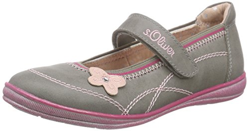 s.Oliver Mädchen 32600 Mary Jane Halbschuhe, Grau (Grey 200) von s.Oliver