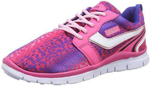 s.Oliver Mädchen 43201 Low-Top, Pink (PINK Comb 519) von s.Oliver