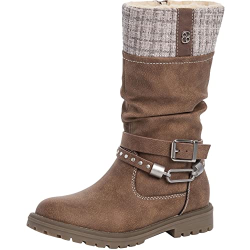 s.Oliver Mädchen 5-5-46600-29 Winterstiefel, Brown 5 46600 29 300, 31 EU von s.Oliver