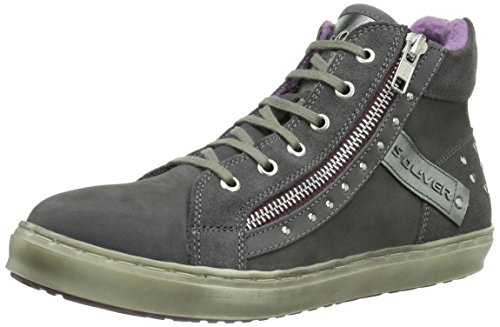 s.Oliver Mädchen 56200 High-Top, Grau (Stone 205), 38 EU von s.Oliver