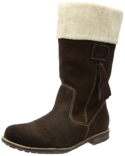 s.Oliver Mädchen Casual Schneestiefel, Braun (Brown 300) von s.Oliver