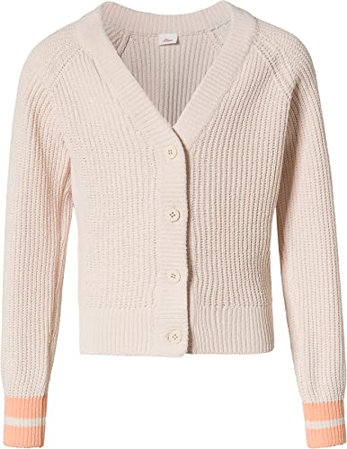 s.Oliver Mädchen 2118697 Strickjacke, Beige #Ecd5c5, 140 von s.Oliver