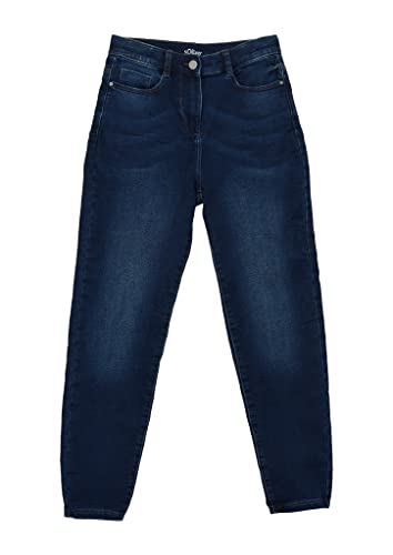 s.Oliver Mädchen Jeans, Jeans MOM Fit, Blau, 170 Slim EU von s.Oliver