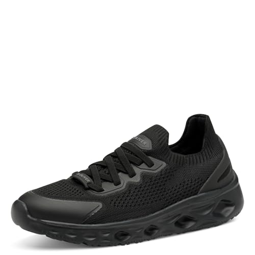 s.Oliver Mädchen Sneaker flach mit Chunky-Sohle Sportlich, Schwarz (Black), 33 EU von s.Oliver