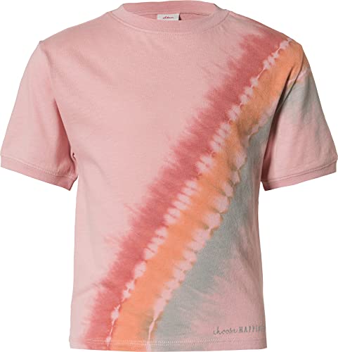 s.Oliver Mädchen T-shirt Kurzarm T Shirt, Rose, 104-110 EU von s.Oliver