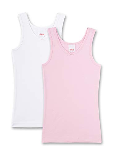 s.Oliver Mädchen Singlet i dobbeltpakke Unterhemd, Rosa (Lolly 3053), 116 EU von s.Oliver