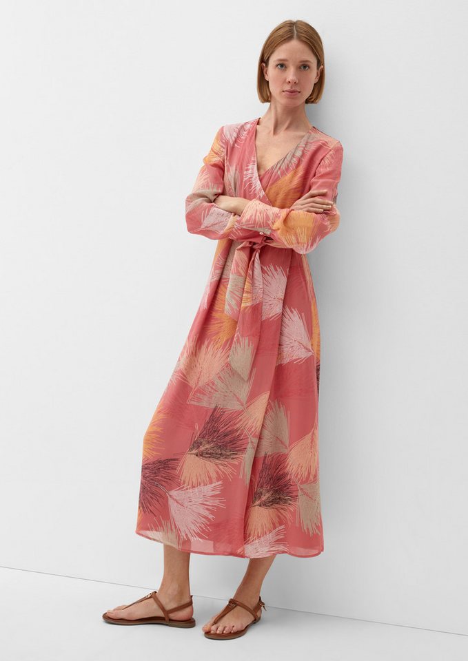 s.Oliver Maxikleid Kleid Kleid in Wickeloptik von s.Oliver