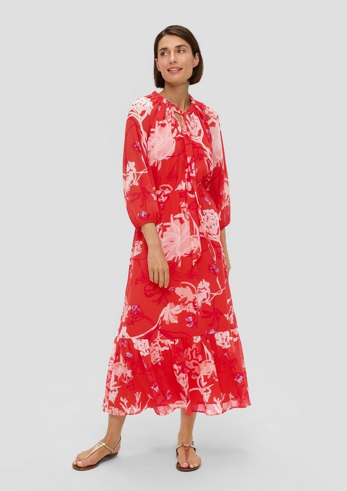 s.Oliver Maxikleid Kleid Maxikleid aus Chiffon von s.Oliver