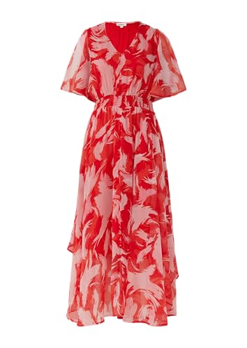 s.Oliver Maxikleid aus Chiffon mit gesmokter Taille preiselbeere 46 s.Oliver Maxikleid aus Chiffon mit gesmokter Taille preiselbeere 46 von s.Oliver
