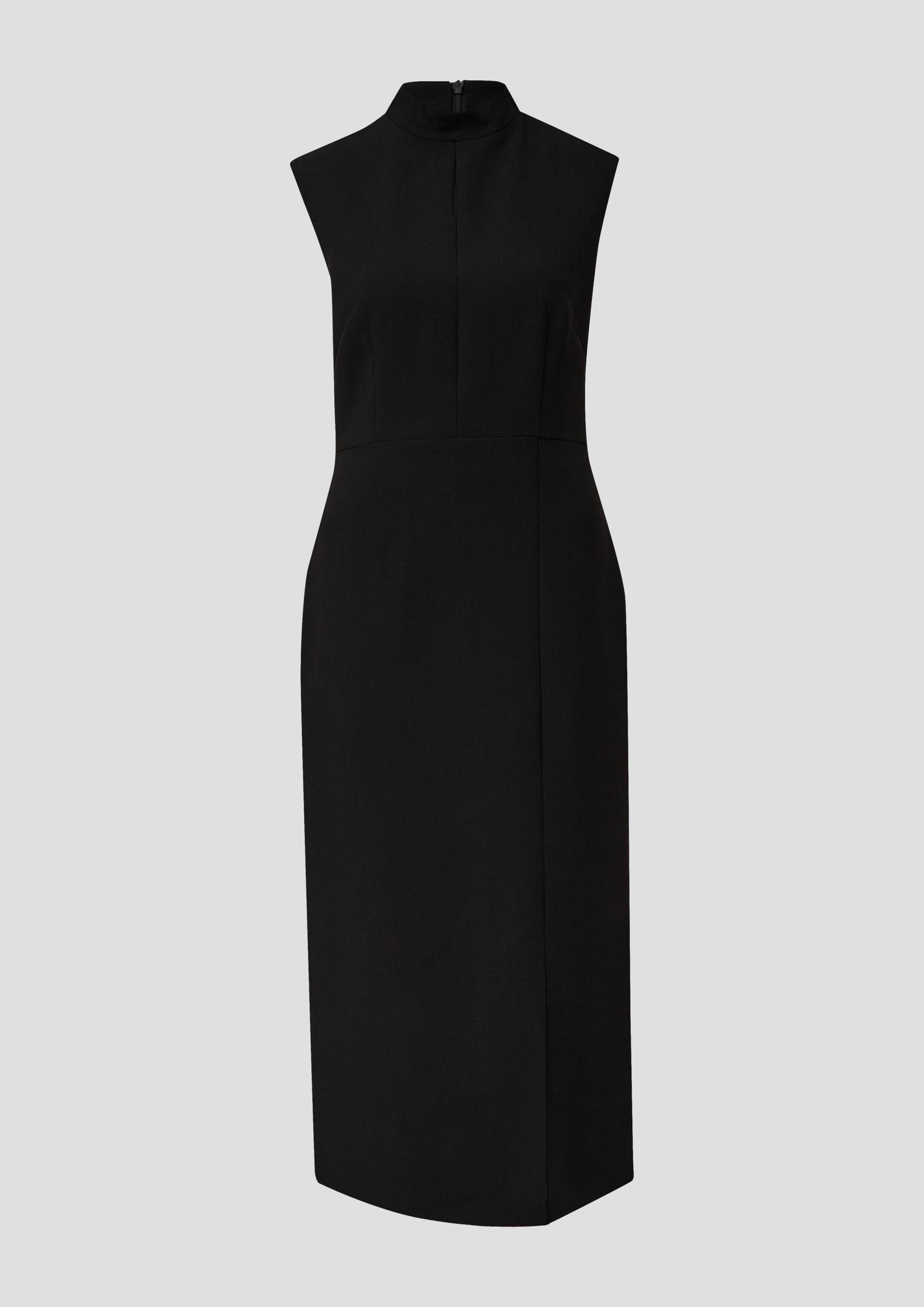 s.Oliver - Maxikleid mit Turtleneck, Damen, schwarz von s.Oliver