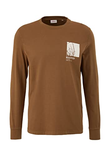 s.Oliver Men's 10.3.11.12.130.2119208 Shirt, Brown, L von s.Oliver