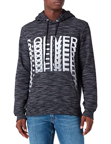s.Oliver Men's 10.3.11.14.140.2125709 Sweatshirts Langarm, Black, L von s.Oliver