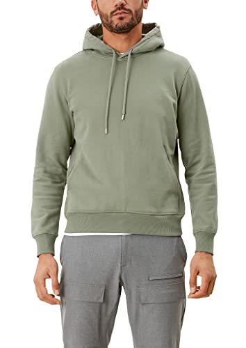 s.Oliver Men's 130.10.202.14.140.2109632 Sweatshirt, Army Green, L von s.Oliver