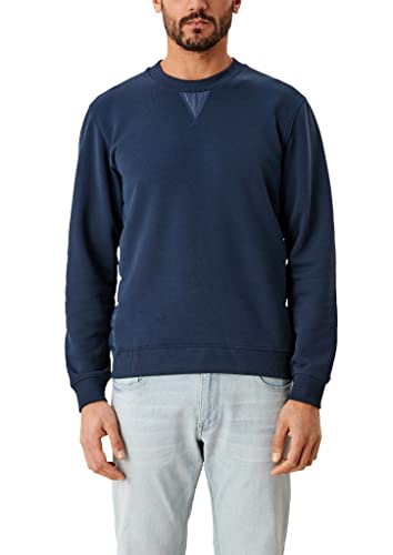 s.Oliver Men's 130.10.202.14.140.2109637 Sweatshirt, Blue Nights, S von s.Oliver