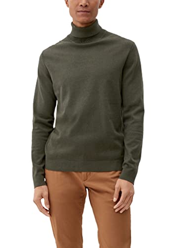 s.Oliver Men's 2118083 Strickpullover, Olive 79W0, L von s.Oliver