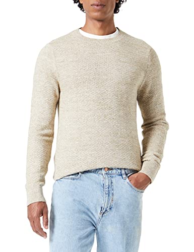 s.Oliver Men's 2118084 Strickpullover, beige 81W1, M von s.Oliver