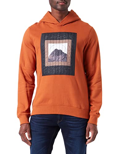 s.Oliver Men's 2121126 Sweatshirt, Orange, M von s.Oliver