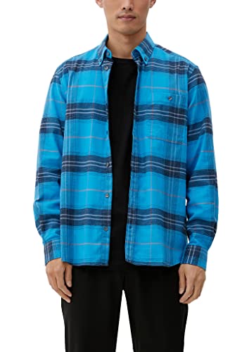 s.Oliver Men's 2125764 Hemden Langarm, türkis 62N1, XXL von s.Oliver