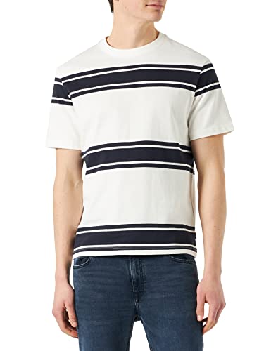 s.Oliver Men's 2128375 T-Shirt, Kurzarm, White, L von s.Oliver